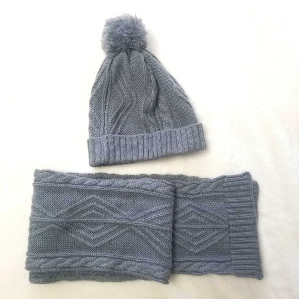 Boys Hat and Scarf One Size